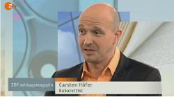 Carsten Höfer beim ZDF Mittagsmagazin